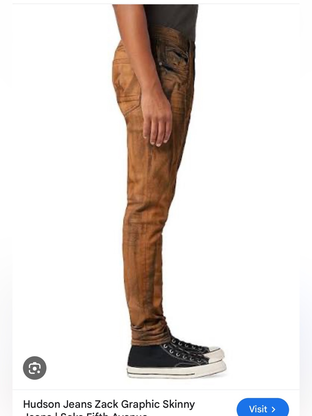 Hudson Zack Skinny Jeans size 33 - Picture 3 of 8